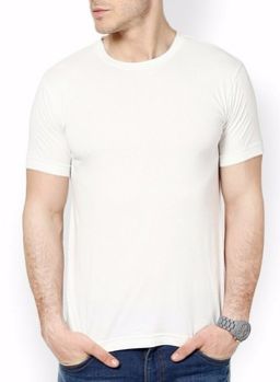 Plain T Shirt Cotton Elastane