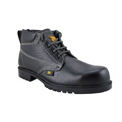 Leather Industrial Black Safety Shoes, Size : 10, 7, 8, 9