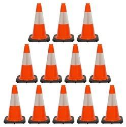 Plastic Safety Traffic Cones, Shape : Conical