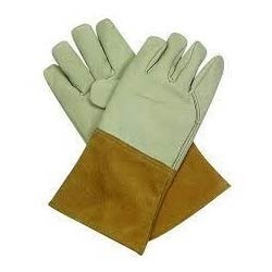 Leather Safety Welding Gloves, for Construction Work, Feature : Heat Resistant