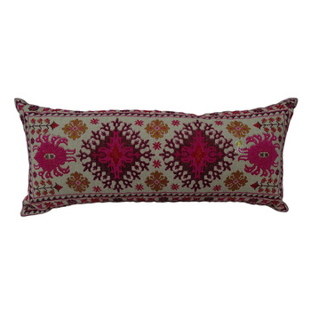 Custom Embroidery Indian Decorative Long Pillow Case