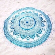 festival tablecloth decoration peacock beach towel