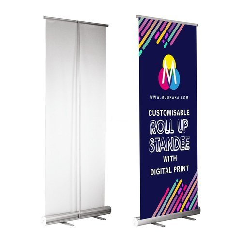 HDPE roll up standee, Size : 6X3feet