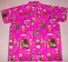 Men  bottle hawaiian shirt