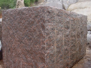 Red Phorphery granite