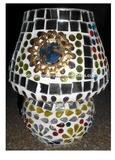  Wooden Mosaic Lamp-2