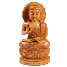 Wooden Buddha Statue, Style : Natural