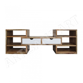 SOLID MANGO WOOD EXTENDABLE AND MOVING TV UNIT
