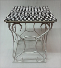 Metal coffee table, for Home Furniture, Size : H52XW40