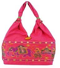Cotton Fabric Rajasthani tote bag, Gender : Women