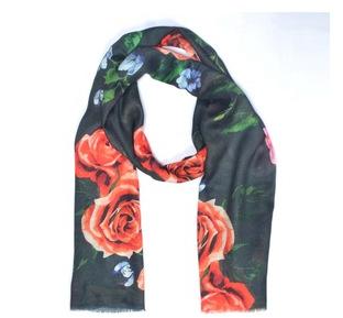 Women Multi Color Floral Hijab Scarves, Size : 70x200 cms