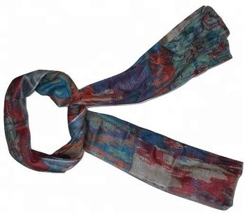 Multi Colour Print 80% Modal 20% Cashmere Blend Fashion Scarf