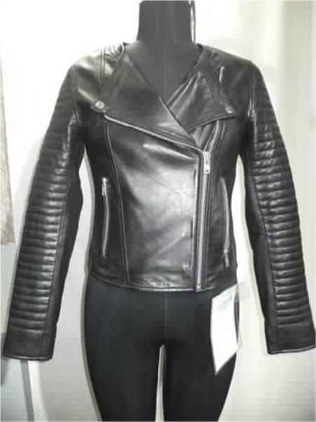 Black Pearl Genuine Leather Garment, Color : Requirement