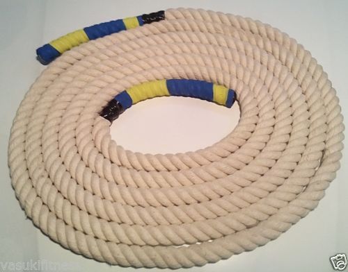 Plain Battling Cotton Rope, Color : Creamy