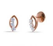 Aurelia Corta Diamond Gold Earring