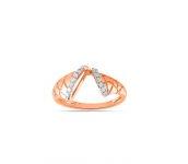 Queen Xela Alex Diamond Gold Ring