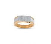 Royal Bash Diamond Gold Men Ring