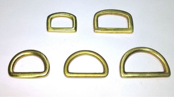 SMF Metal Solid brass Dee Rings