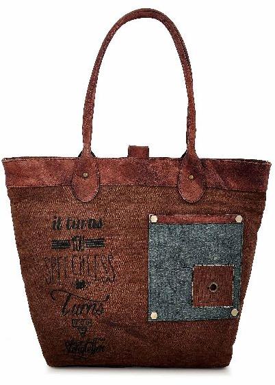Canvas Womens Shopping Shoulder Bag