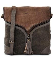 Recycled Canvas Leather Crossbody Women Sling Bags