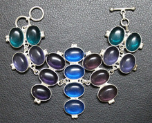 Oval Beads Brass Bracelet