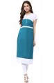 Blue Crepe Casual Kurta