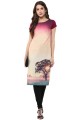 Ladies Polyester Crepe Kurta