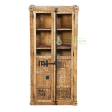 Wooden Container Style Wardrobe