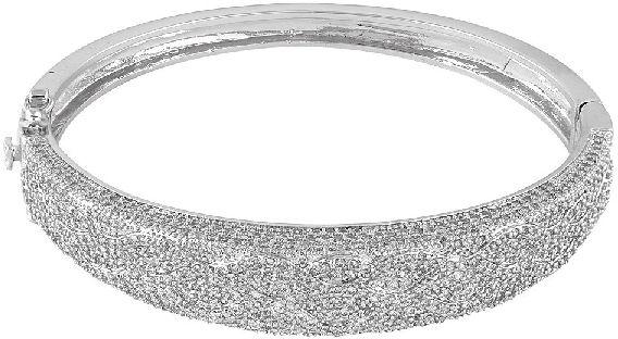 RHODIUM PLATED EMBELLISHED BANGLE at Best Price in Mumbai - ID: 4782537