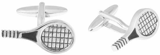 TENNIS RACKET CUFFLINKS