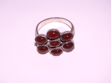 32 Cts Beutiful silver Ring 925 Rhodochrosite Ring