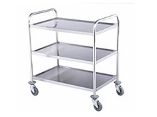 Polished Stainless Steel Utility Trolley, for Commercial, Feature : Heat Resistant