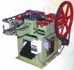 Allied Electric Wire Nail Making Machine, Voltage : Three-phrase 380V/220V