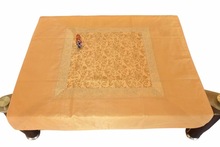 Silk Asian Art table cover, Style : Plain