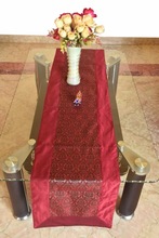 MarviImpex Silk Decorative Table Cover Brocade, for Home, Hotel, Technics : Woven