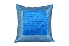 Zari Border Pillow Case Cushion Cover