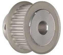 Polished aluminium timing pulley, Size : 0-15Inch