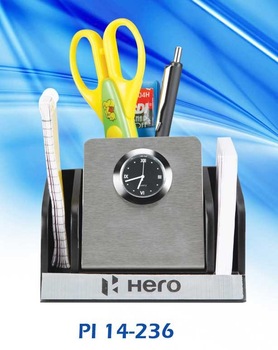 Logo Printing Promotional Pen Stand, for Calendar, Clock