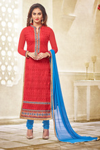 Embroidered Long Straight Designer Salwar, Age Group : Adults