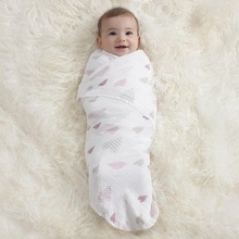 100% Cotton baby swaddle blanket, Technics : Knitted, Woven