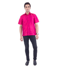 Scotwilson Solid Color Pure Silk Shirt, Age Group : Adults