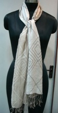 geometric pattern modal scarf