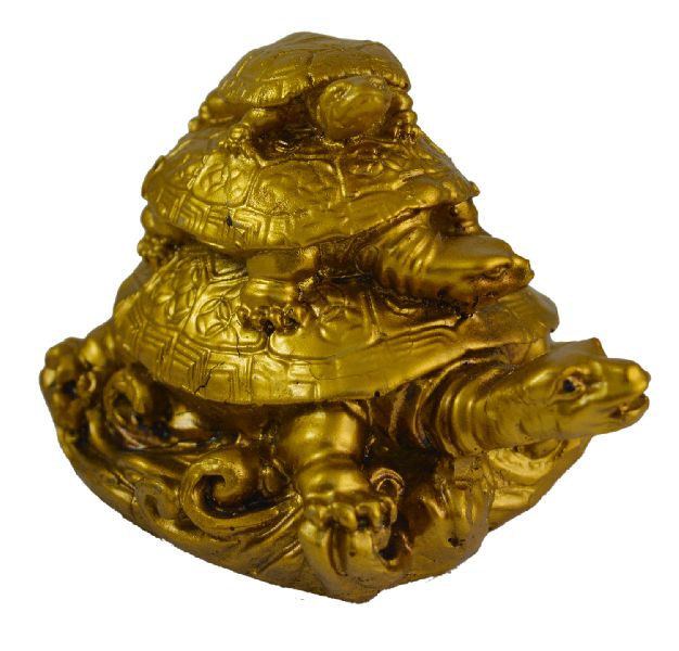 Classic Gold Chan Chu Three Legged Feng Shui Money Three Frog Toad Statue
