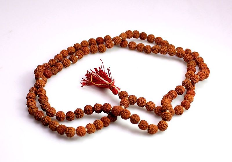 Rudraksha Jap Mala Rosary Prayer 108 Beads Necklace