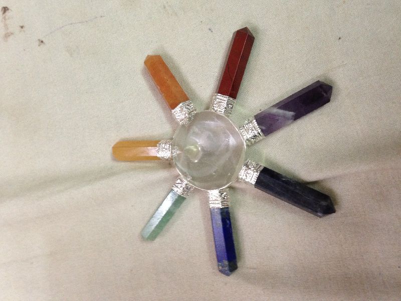 Gemstone Seven Chakra Genratior, Color : 7 colors