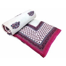handmade jaipuri silk quilt