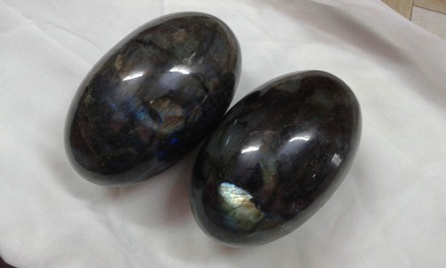 Labradorite Crystal Lingam, Packaging Type : Bulk