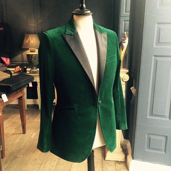 Annu Exports Elegant Green Velvet Jacket, Age Group : Adults