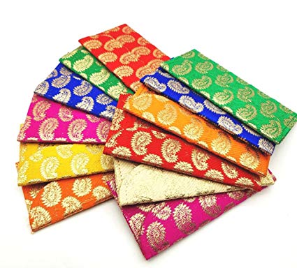 Brocade Brooch Envelope, Feature : Moisture Proof