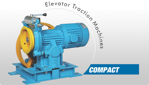 Compact Elevator Traction Machine